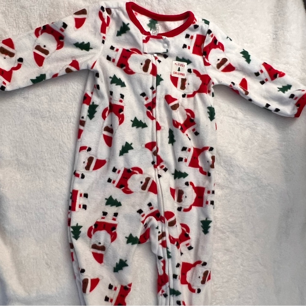 Baby Unisex Christmas fleece zip up